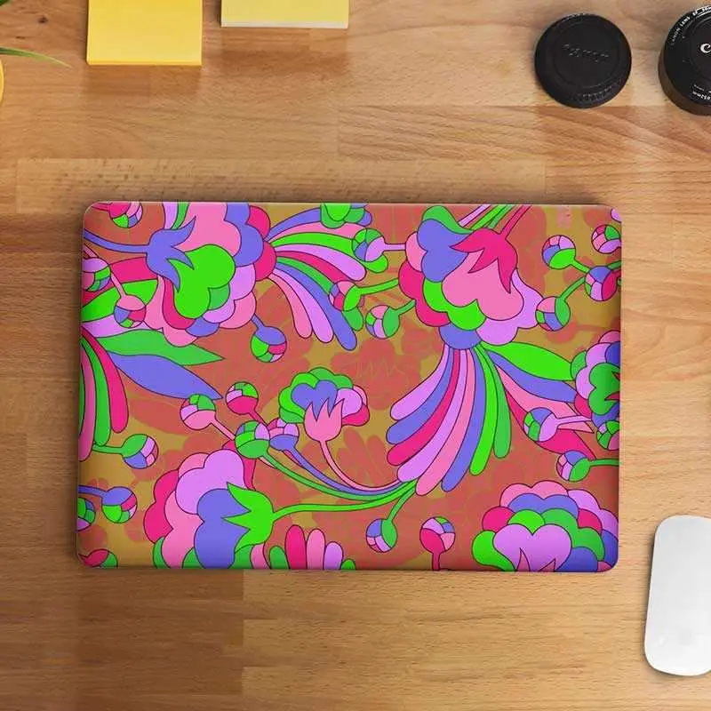Flower Pattern Laptop Skin 1