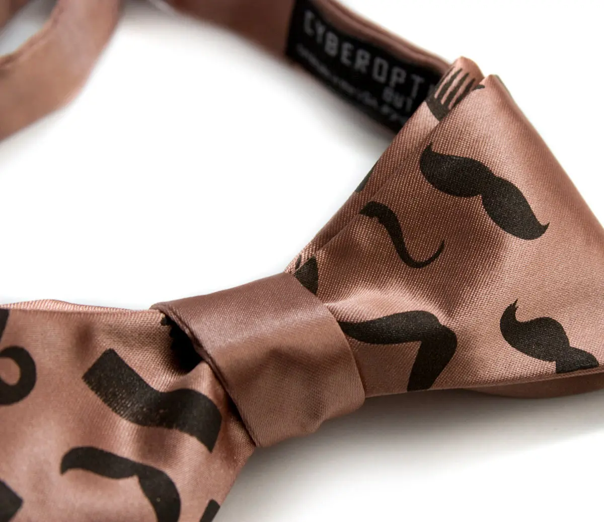 Flying Mustaches Bow Tie. Moustache Print Bowtie 1