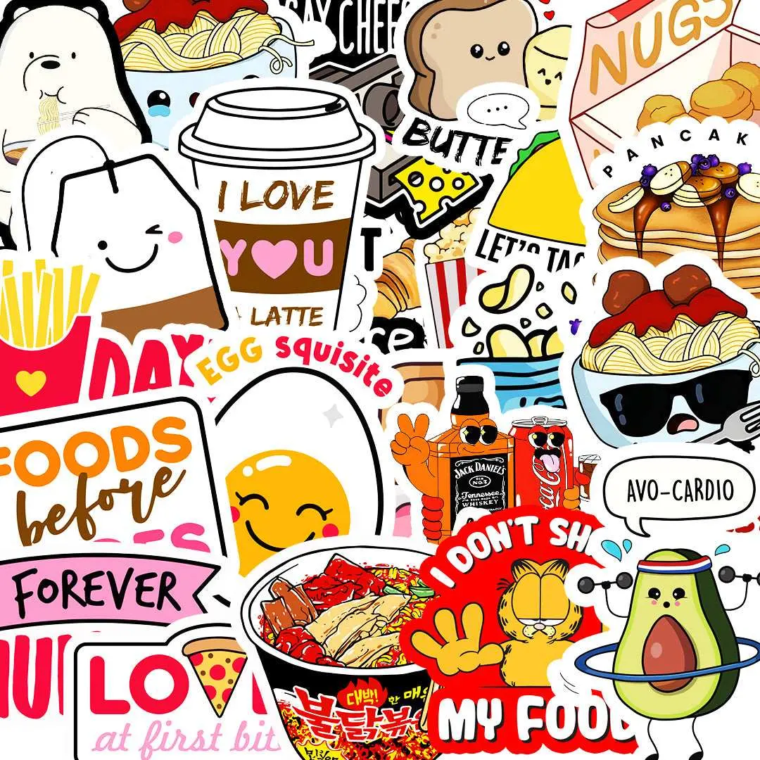 Food Sticker Packs [50 Sticker] 1
