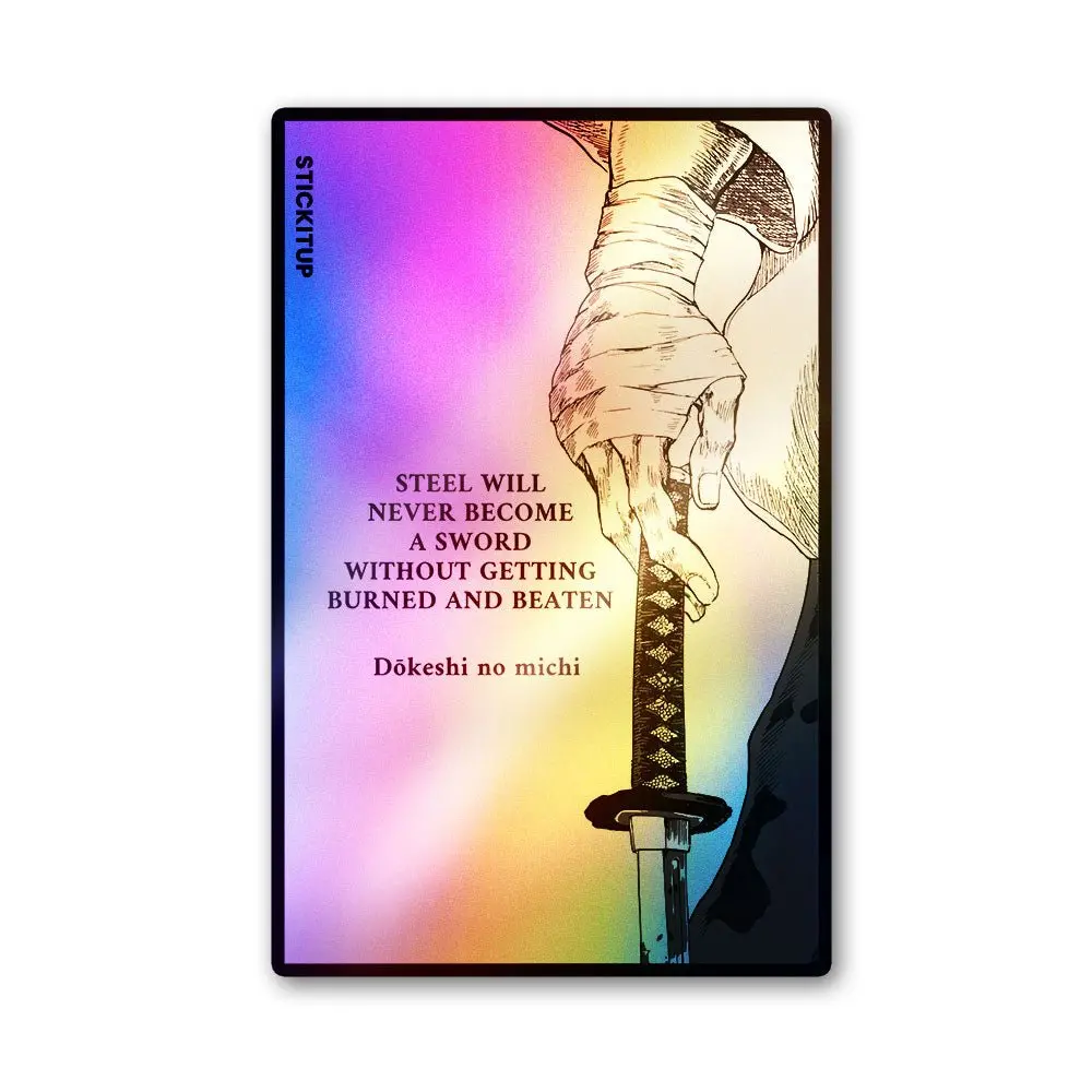 Forged By Fire Holographic Stickers 1