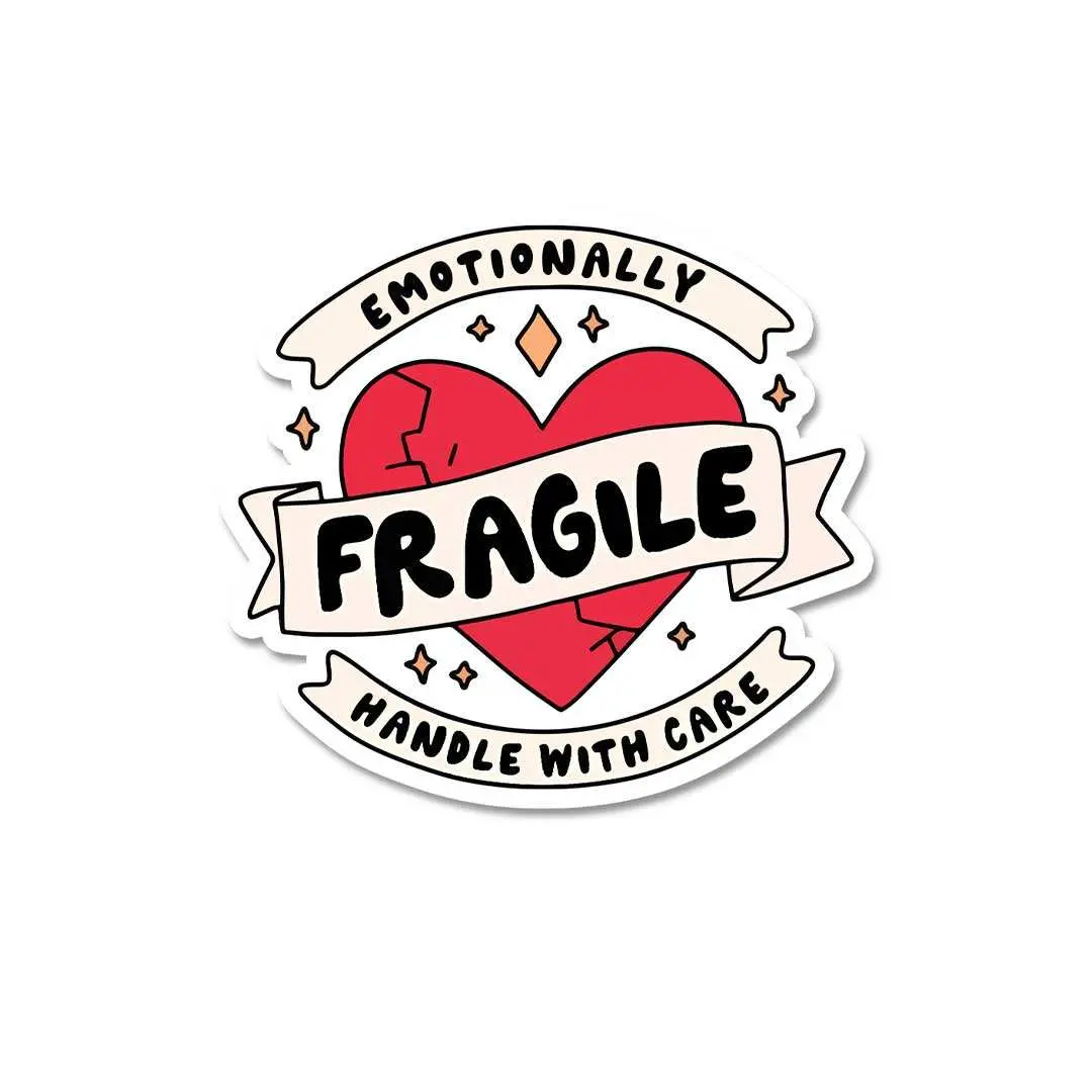 Fragile Handle With Care Sticker 1