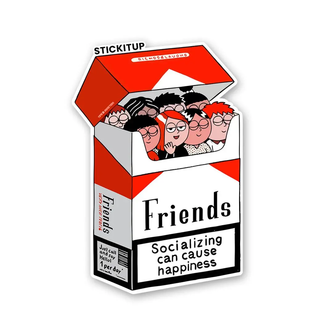 Friends Socializing Sticker 1
