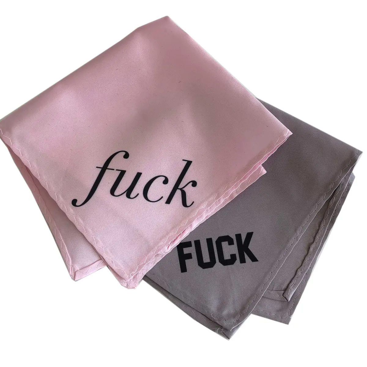 Naughty Hanky: F*Ck. Printed Pocket Square 1