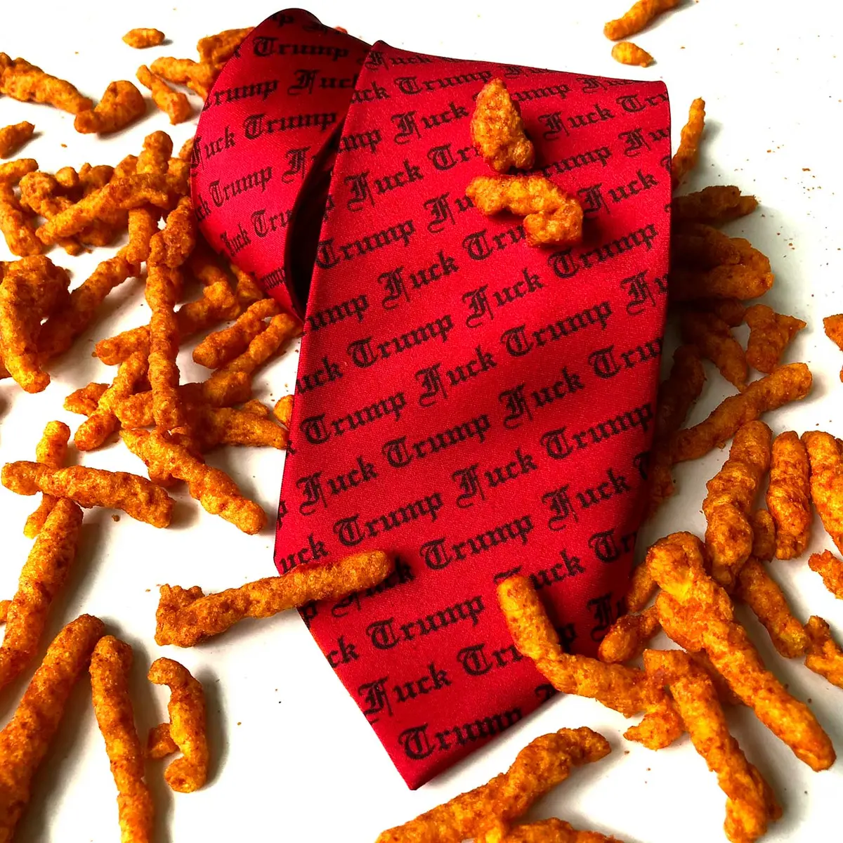 Fuck Trump Necktie, Make Red Ties Great Again 2