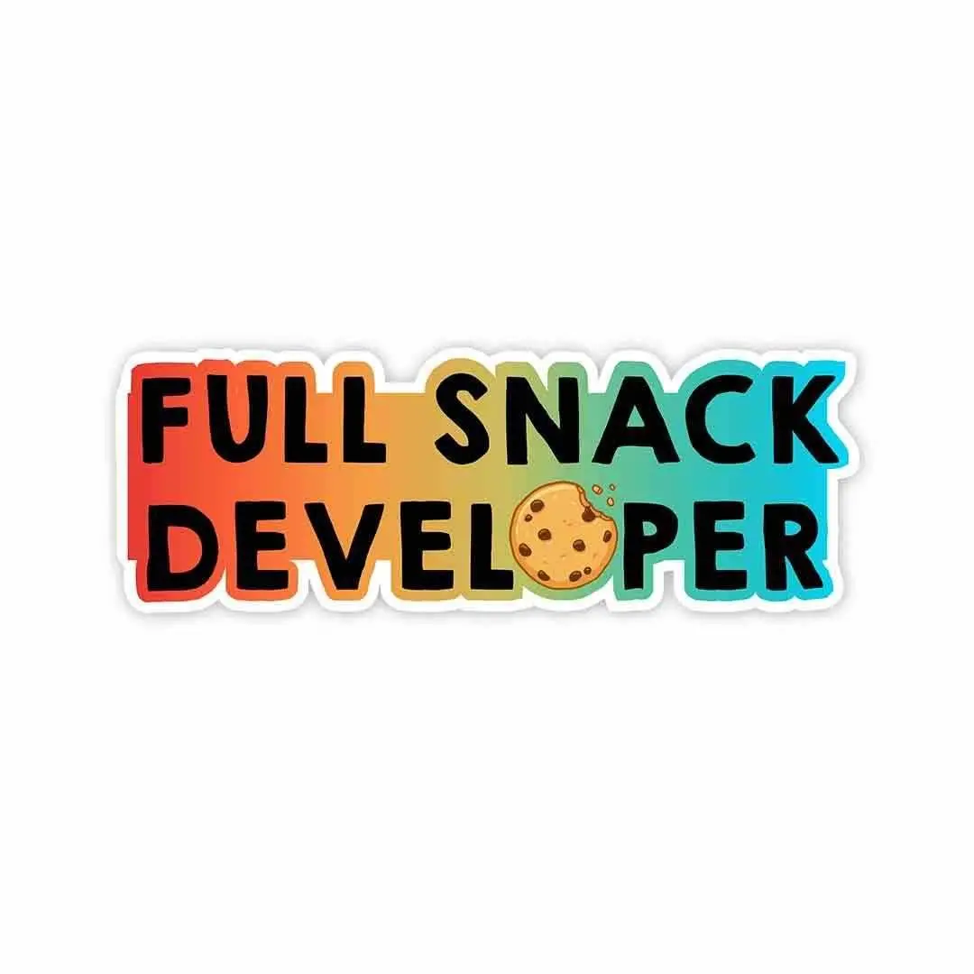 Full Snack Developer Sticker 1