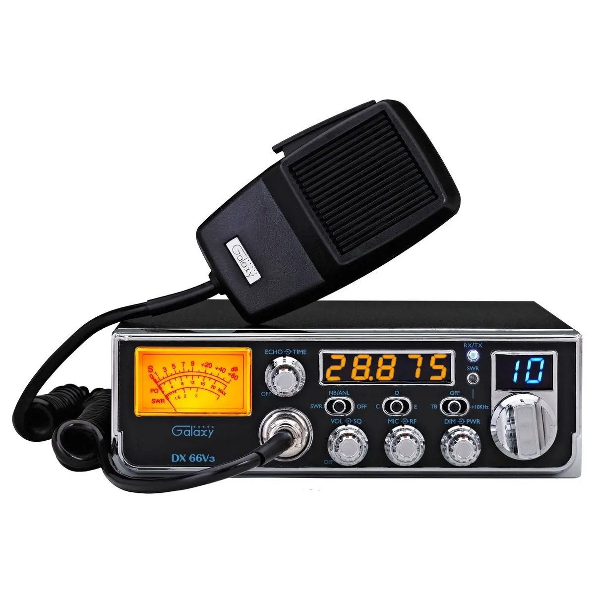 Galaxy 10 Meter Radio - Galaxy Dx 66V3 1