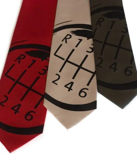 Gear Shift Necktie, Car Guy Tie 2