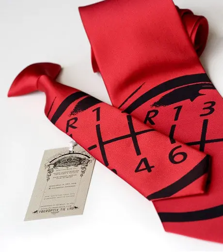 Gear Shift Kids Tie. Boys Clip-On Shifter Knob Necktie. 2