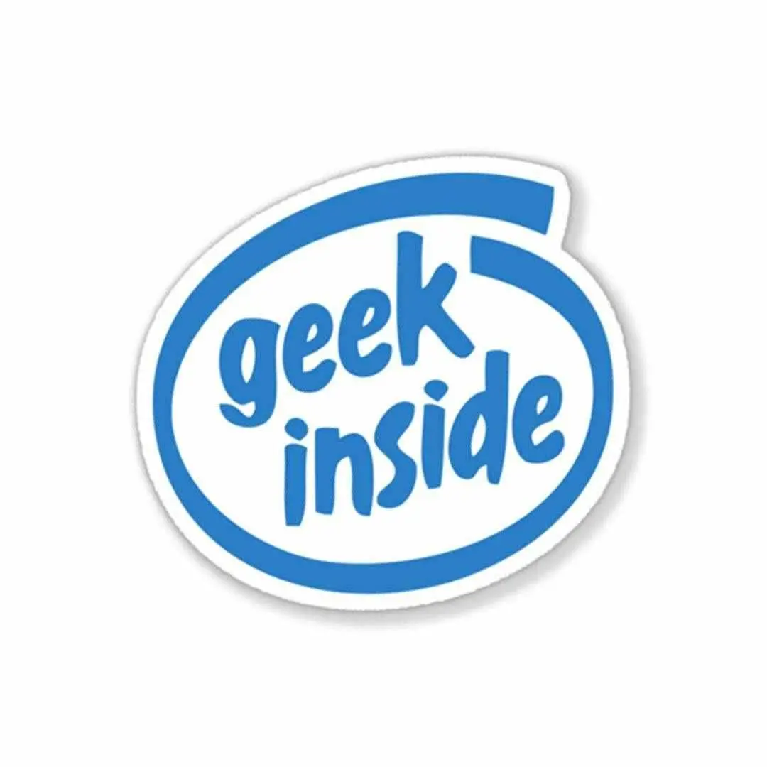 Geek Inside Sticker 1