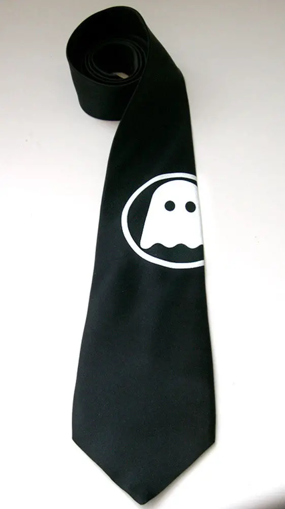 Ghostly International Silk Necktie 1