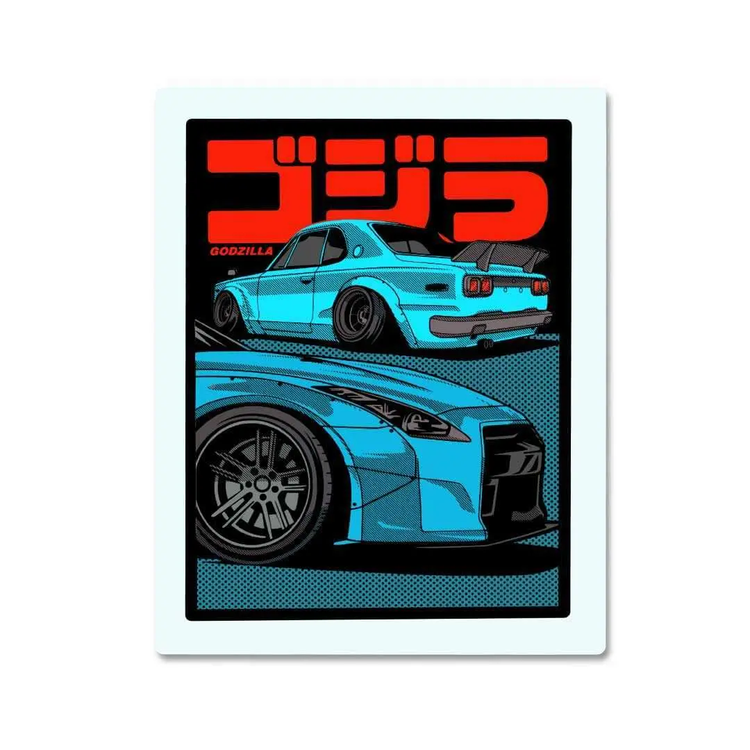 Godzilla Super Fast Sticker 2