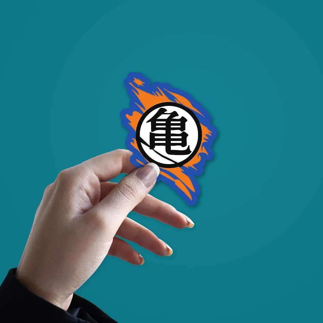Goku Logo Sticker 2
