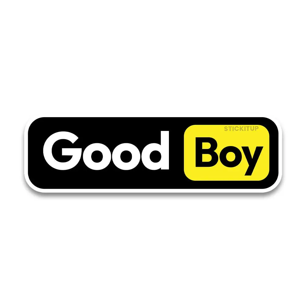 Good Boy Bumper Sticker 2