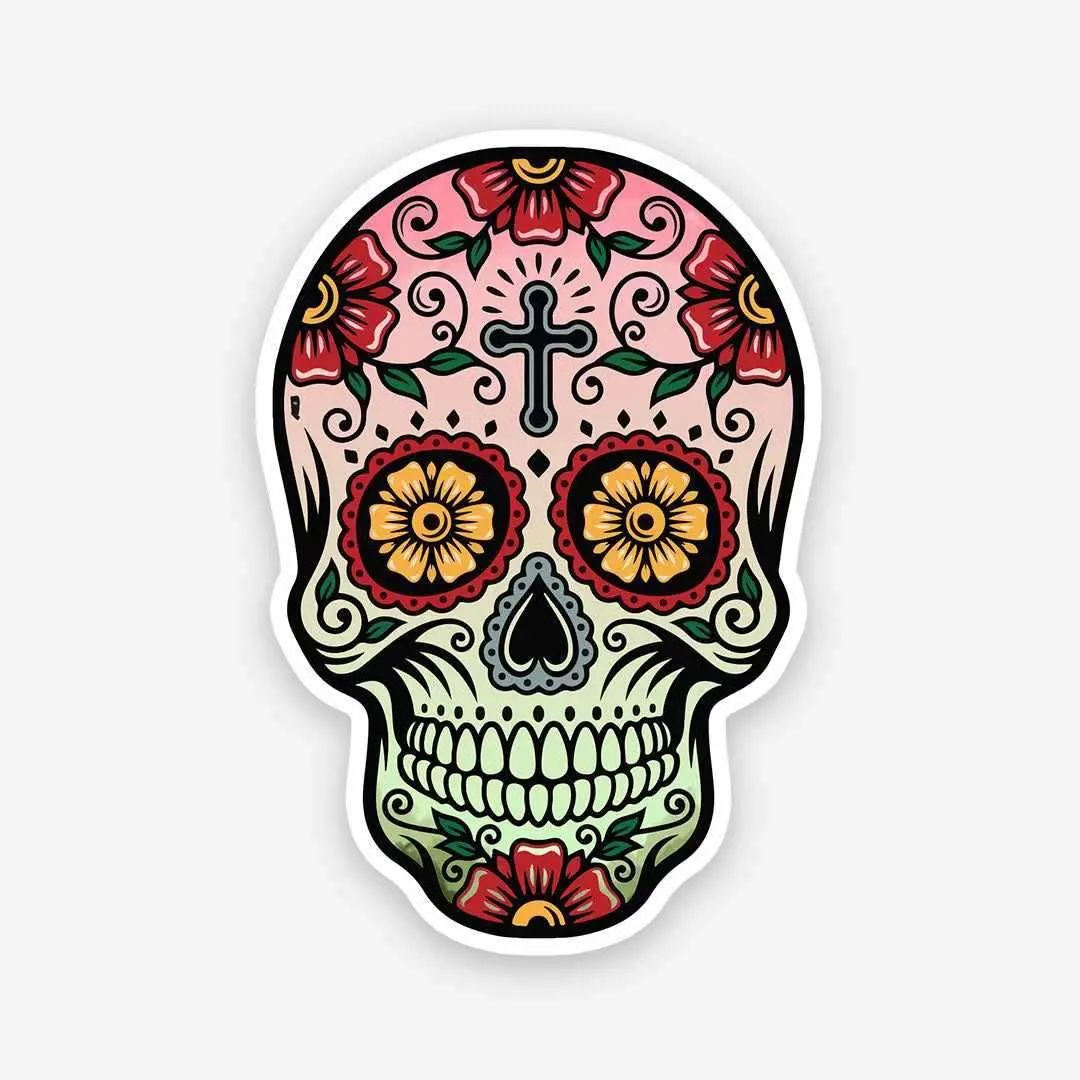 Graffiti Skull Sticker 1
