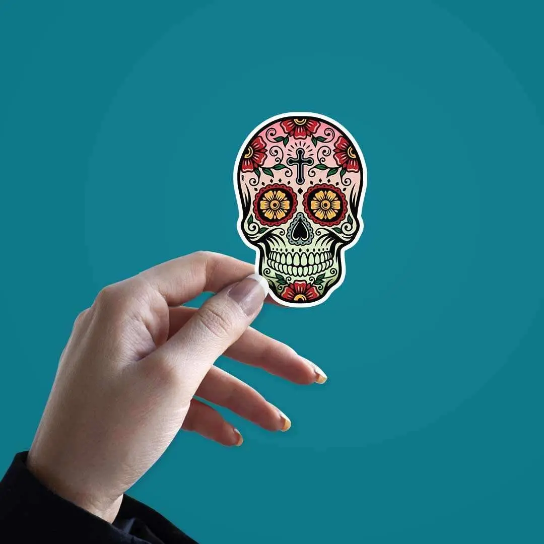 Graffiti Skull Sticker 2