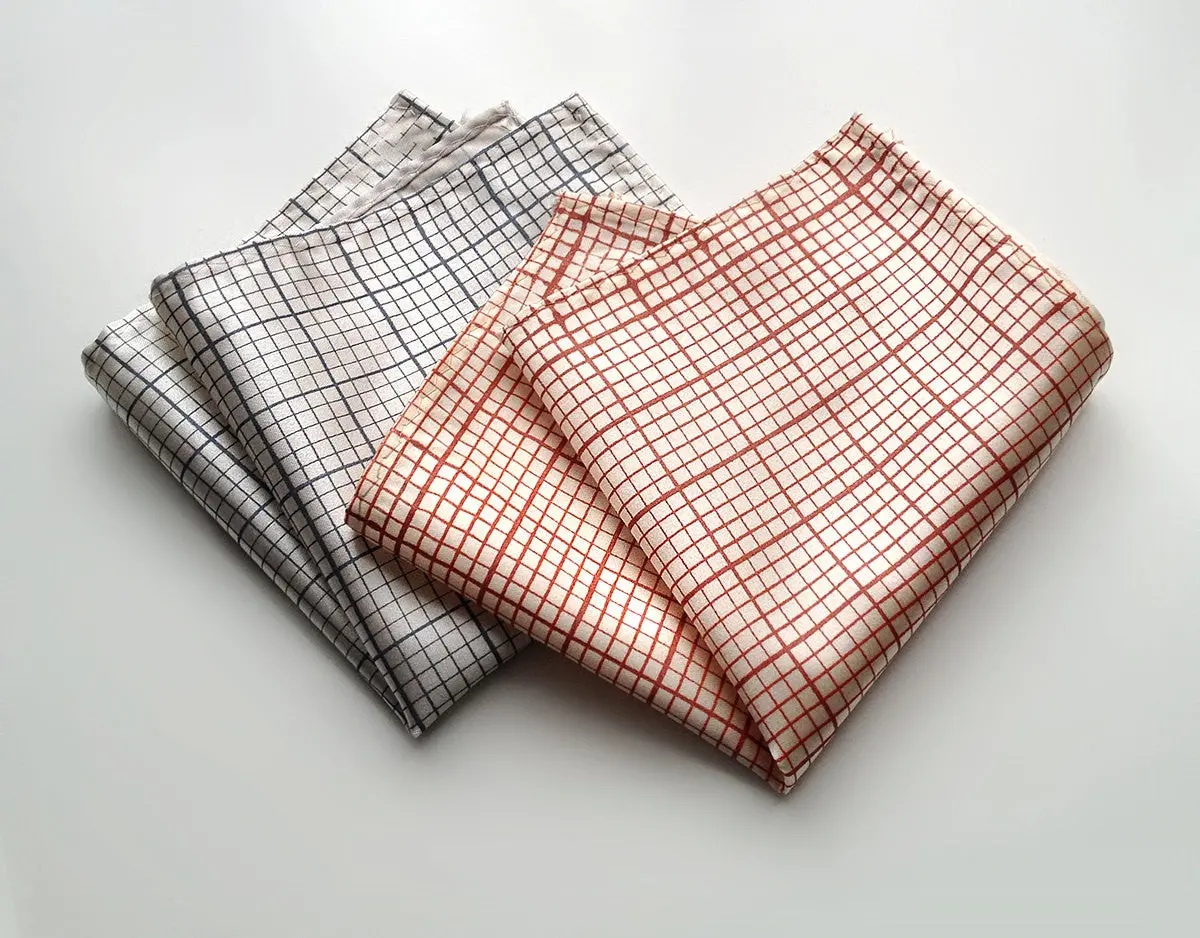 Graph Paper Pocket Square 1