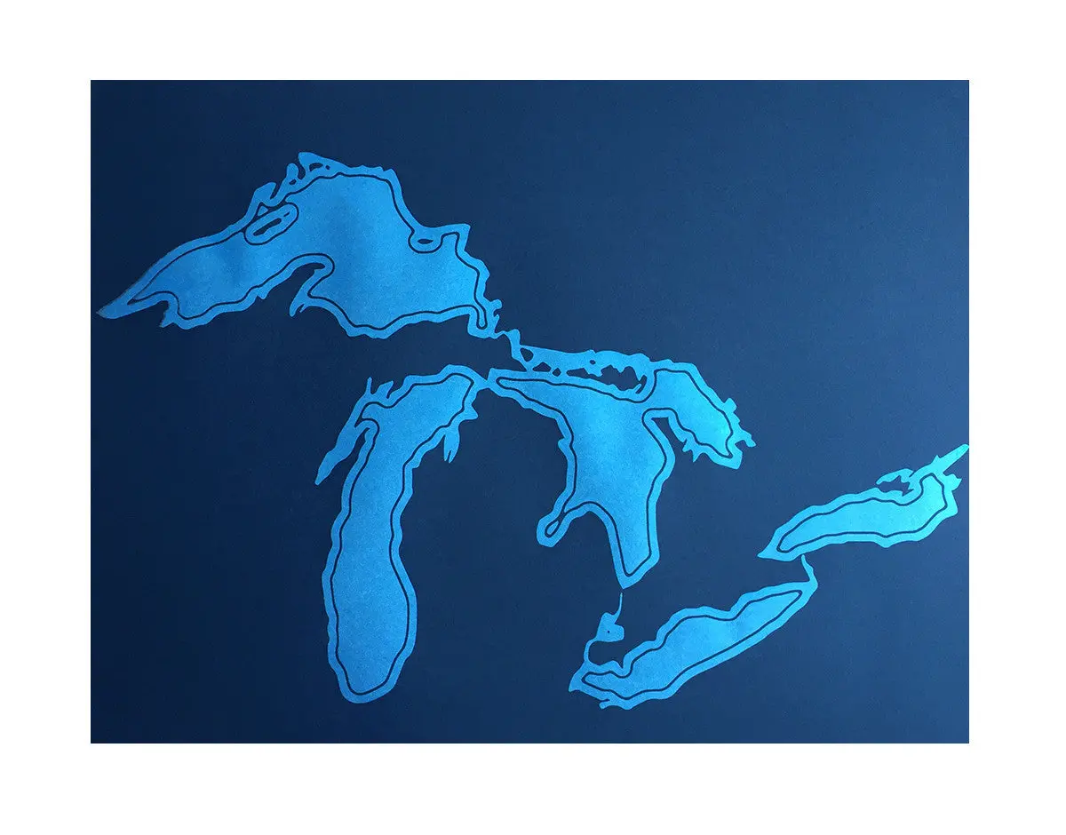 Great Lakes Art Print Poster 1