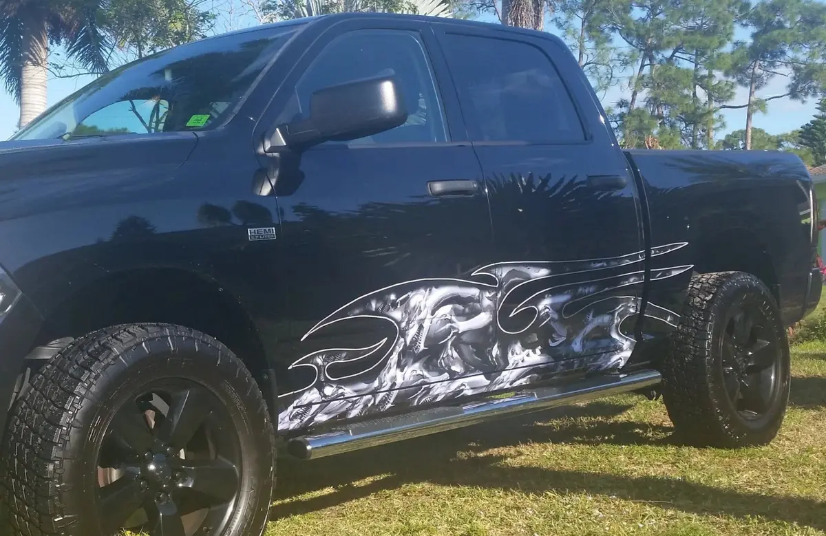 Dragons Attack Half Wrap – Vehicle Vinyl Graphics 9