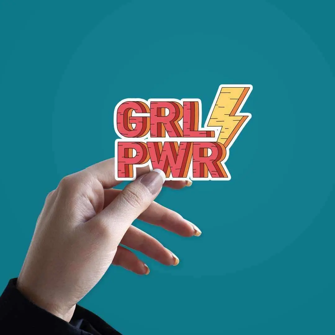 Grl Pwr Sticker 2