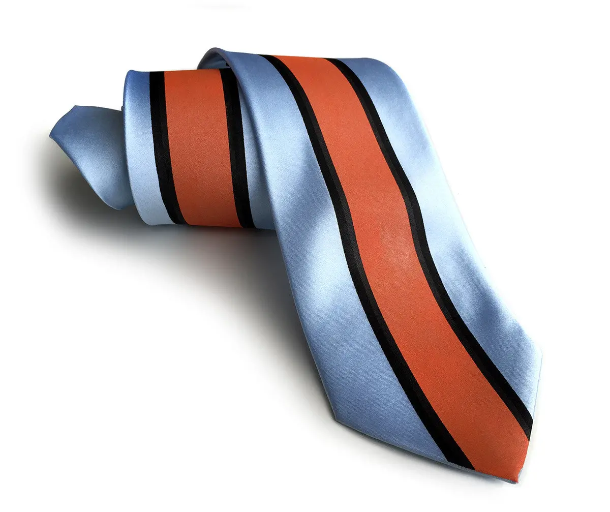 Racing Stripes Tie: Le Mans Mirage Silk Necktie 1