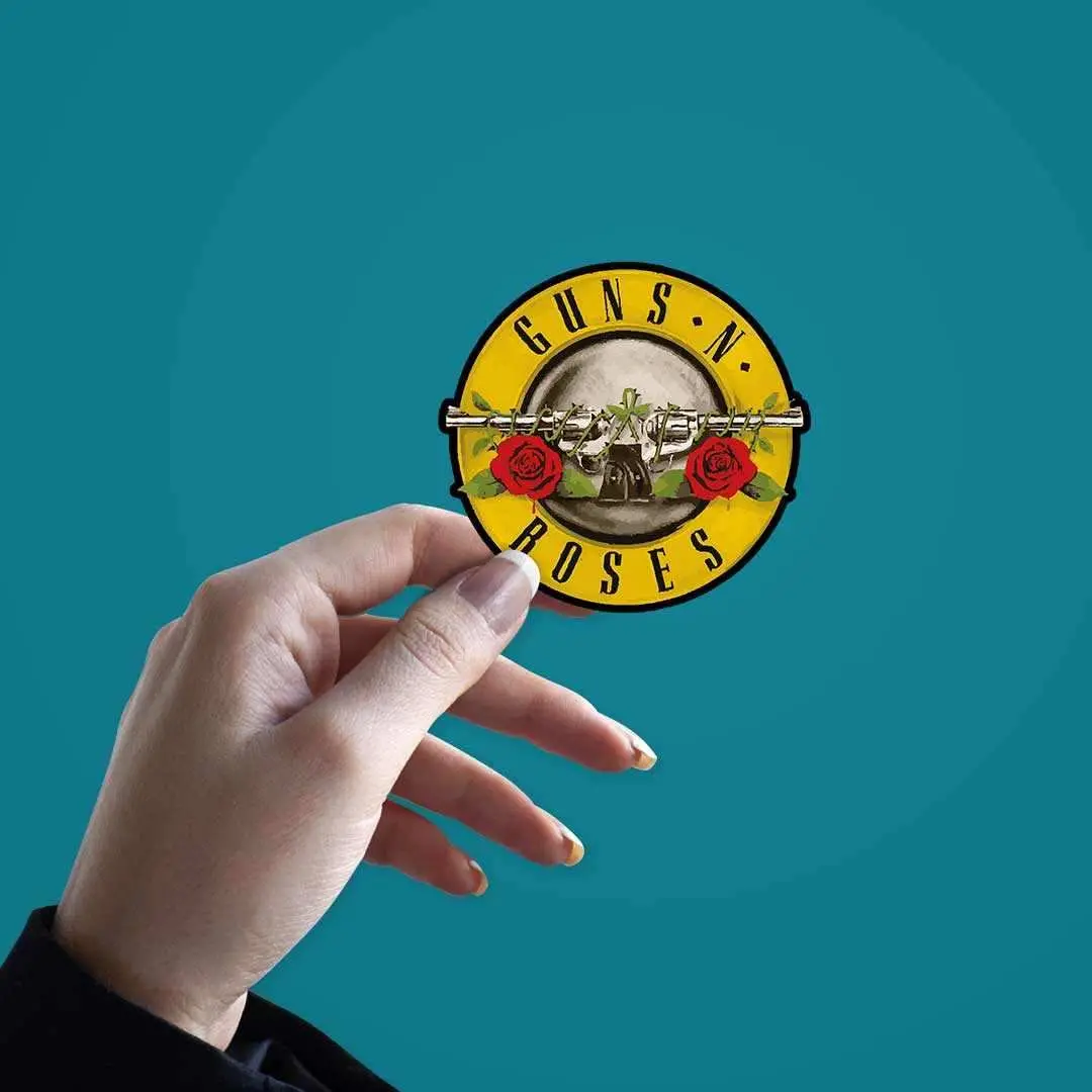 Guns And Roses Sticker 2
