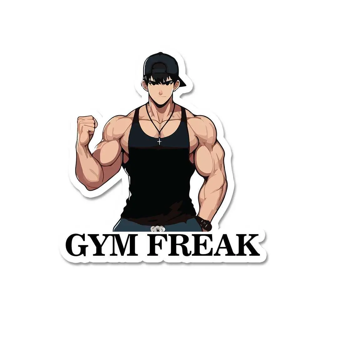 Gym Freak Sticker 1