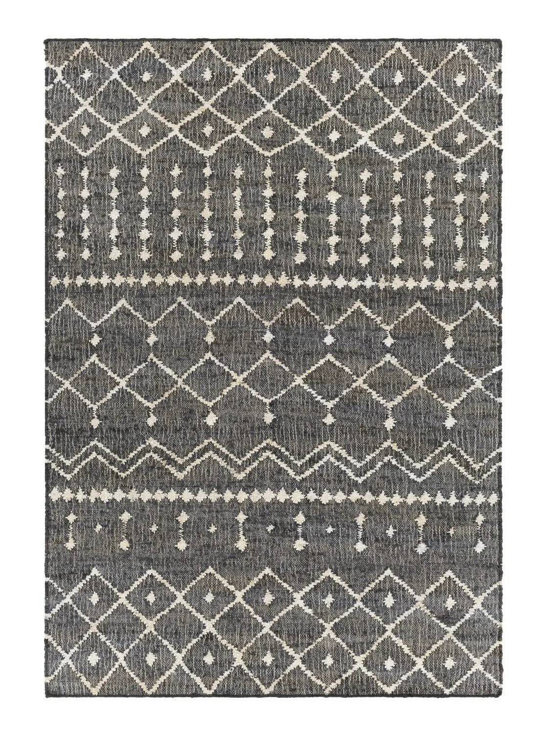 Hana Charcoal Rug Swatch 1