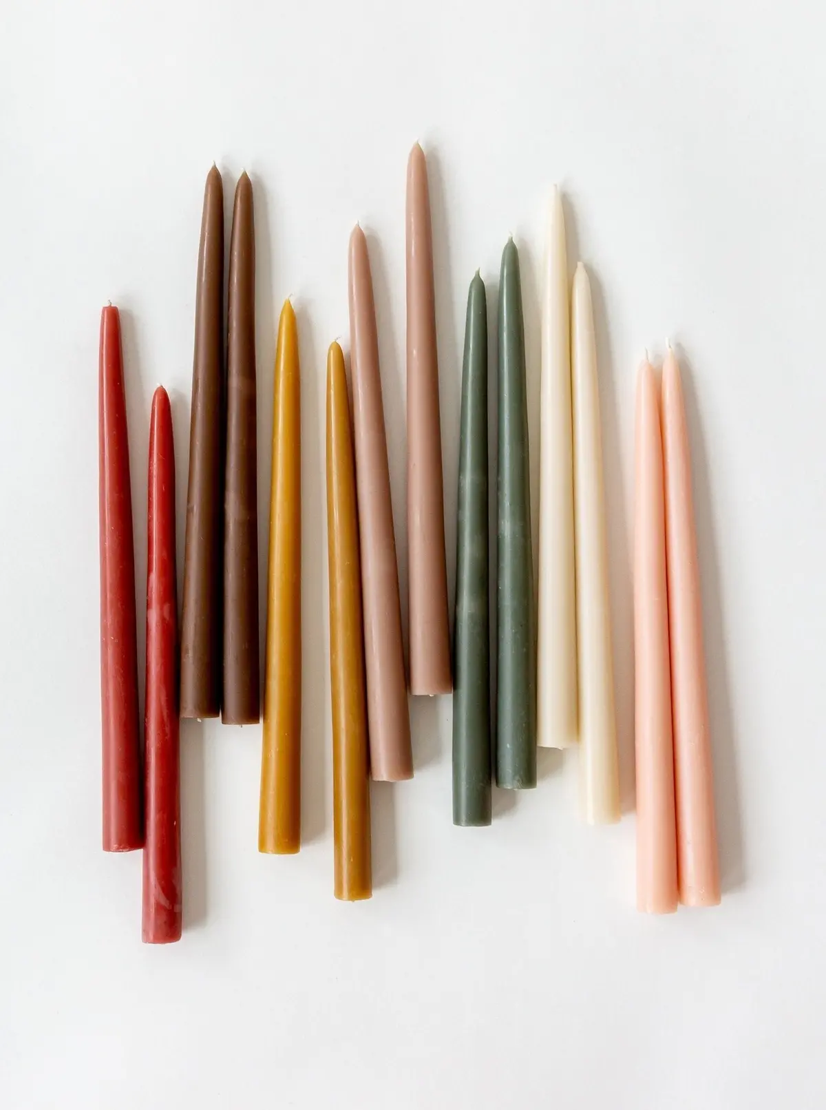 Hand-Dipped Taper Candles | Set Of 2 1