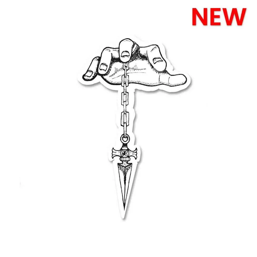 Hand With Knife Sticker 1