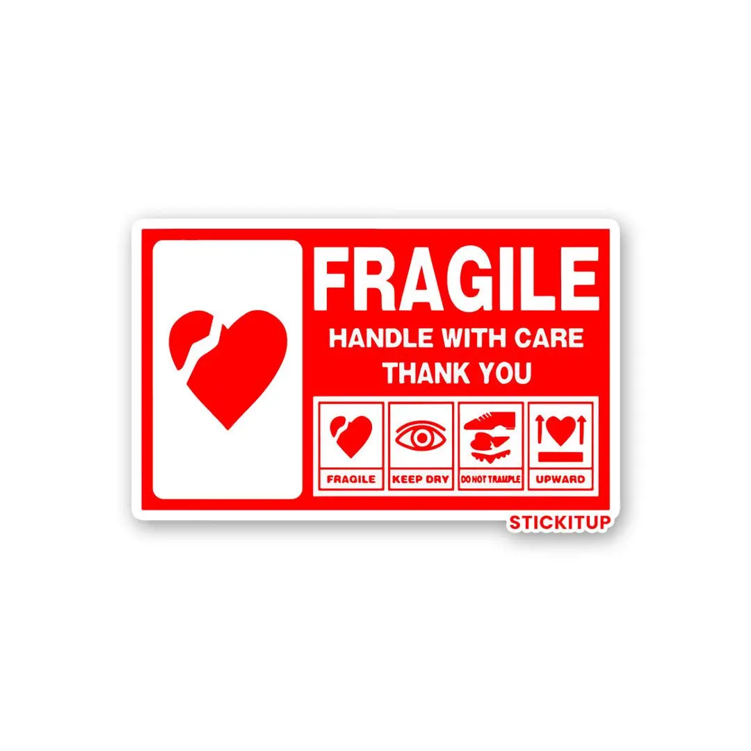 Handle With Care Sticker 1