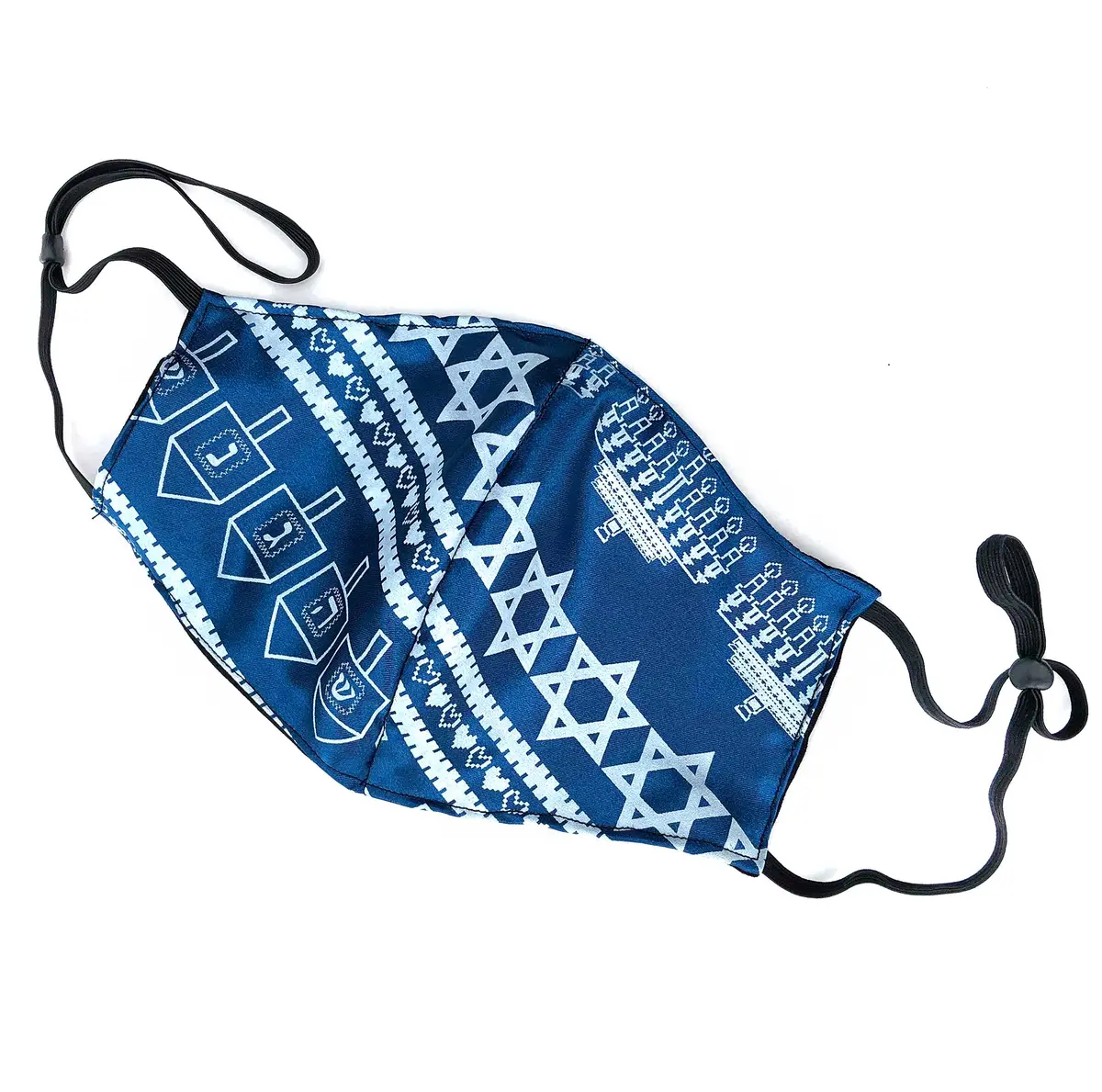 Hanukkah Sweater Mask, Adjustable Ugly Holiday Sweater Facemask 1
