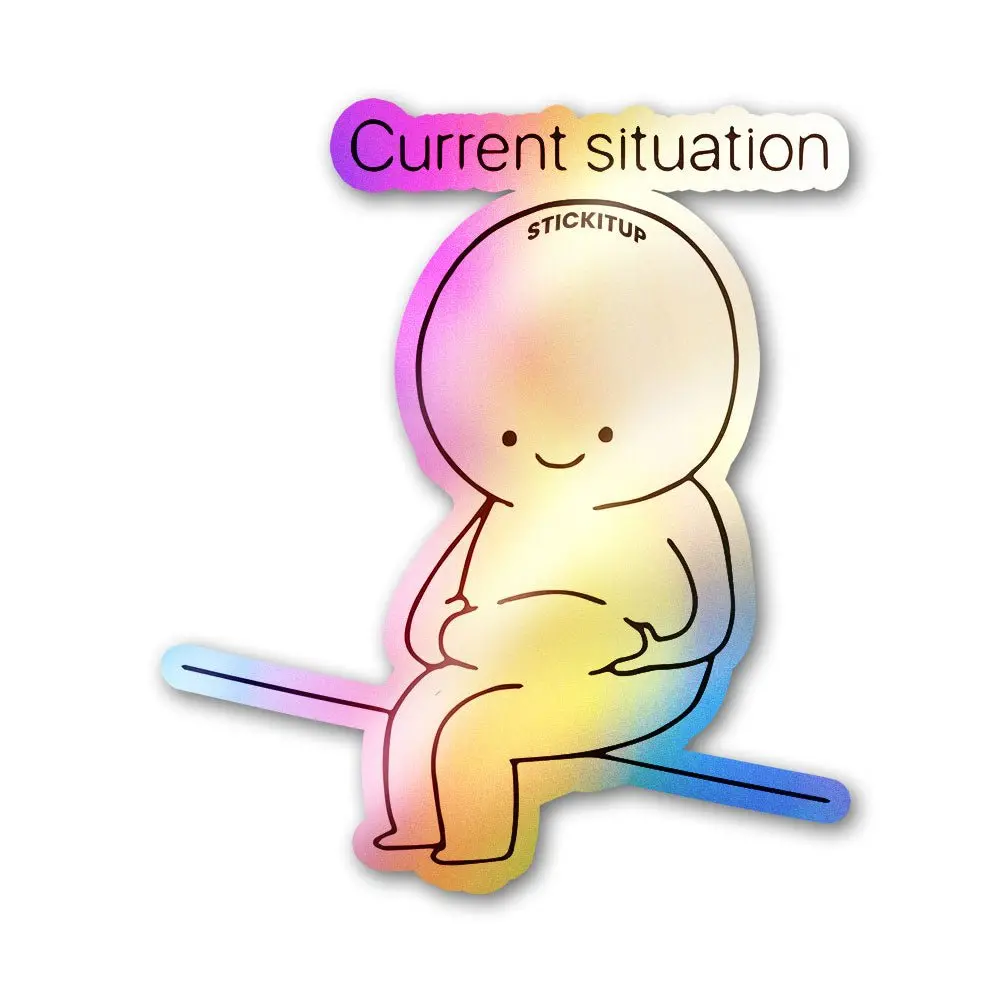 Happy & Heavy Holographic Stickers 1