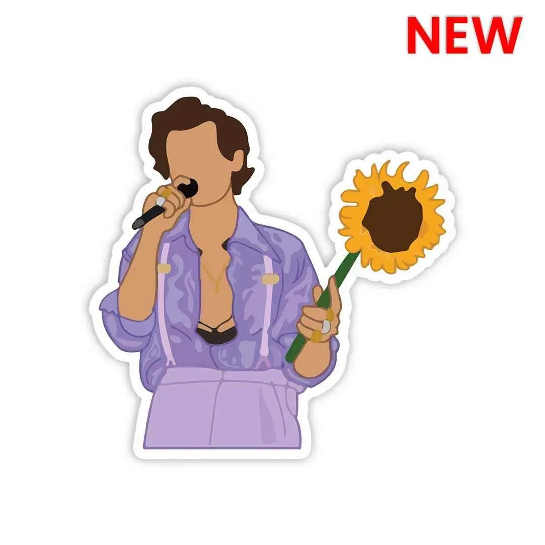 Harry Sunflower Sticker 1