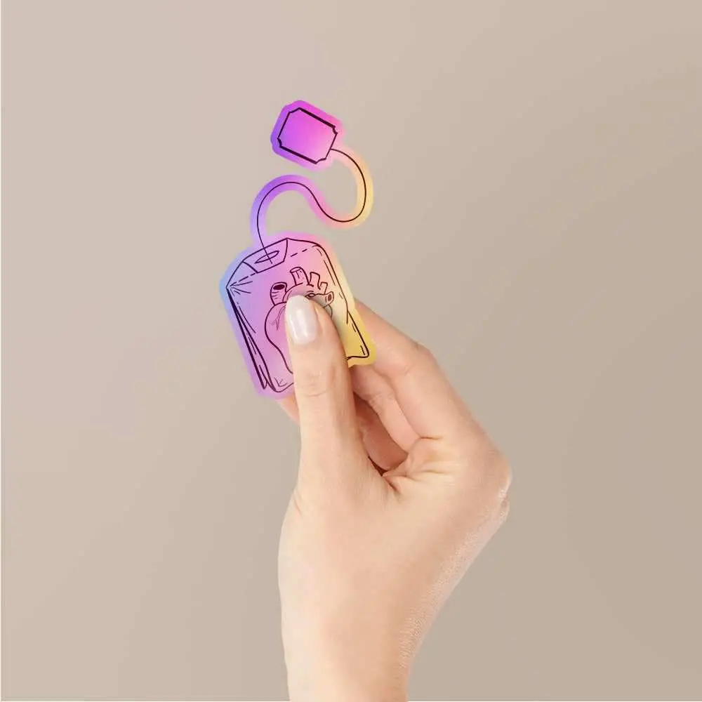 Heart Holographic Stickers 2