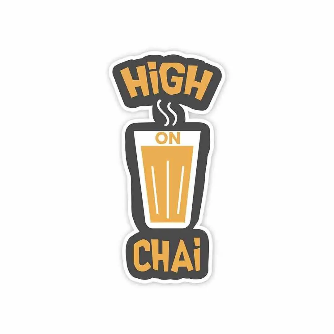 High On Chai Sticker 1