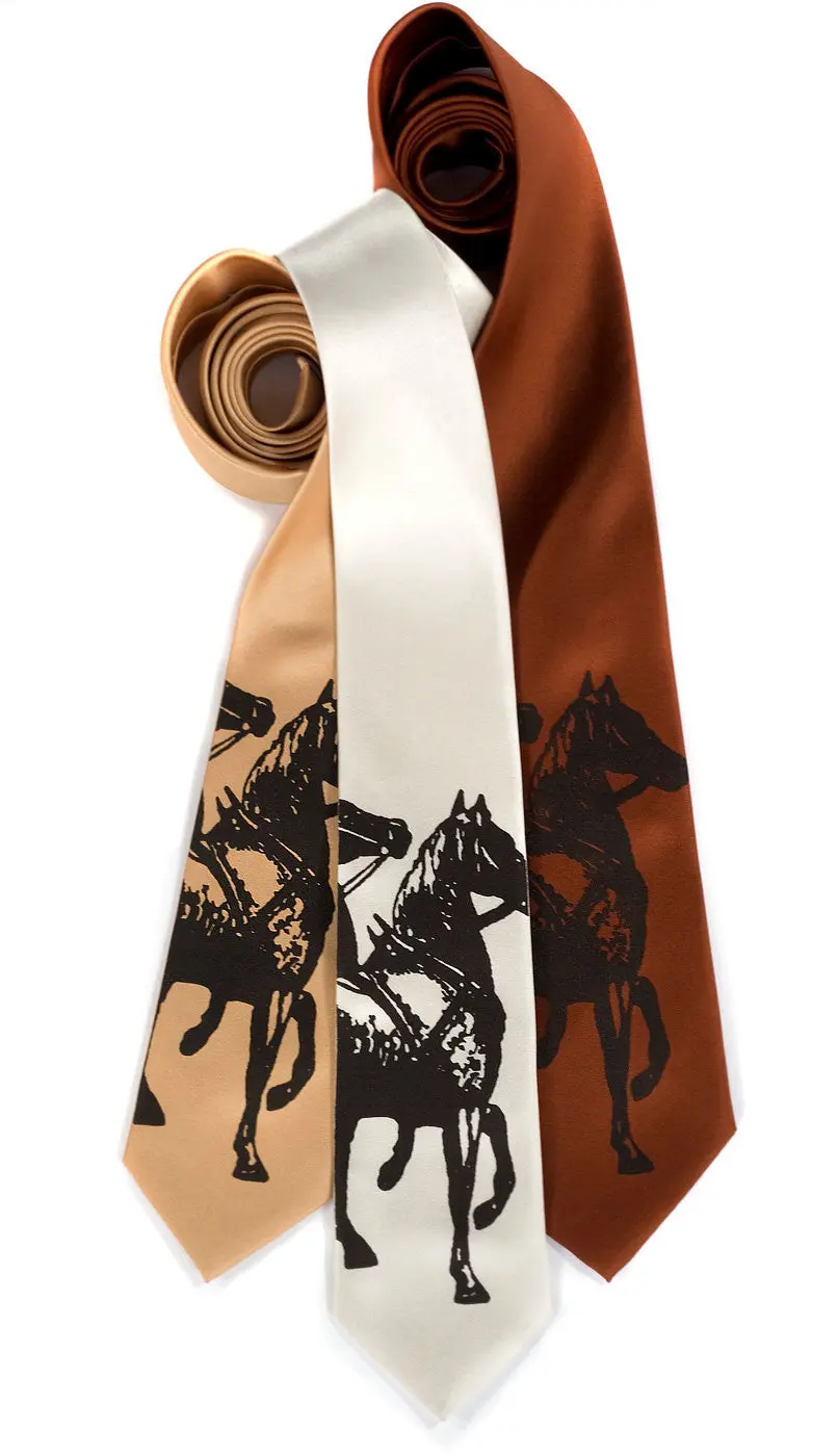 High Horse Silk Necktie 1