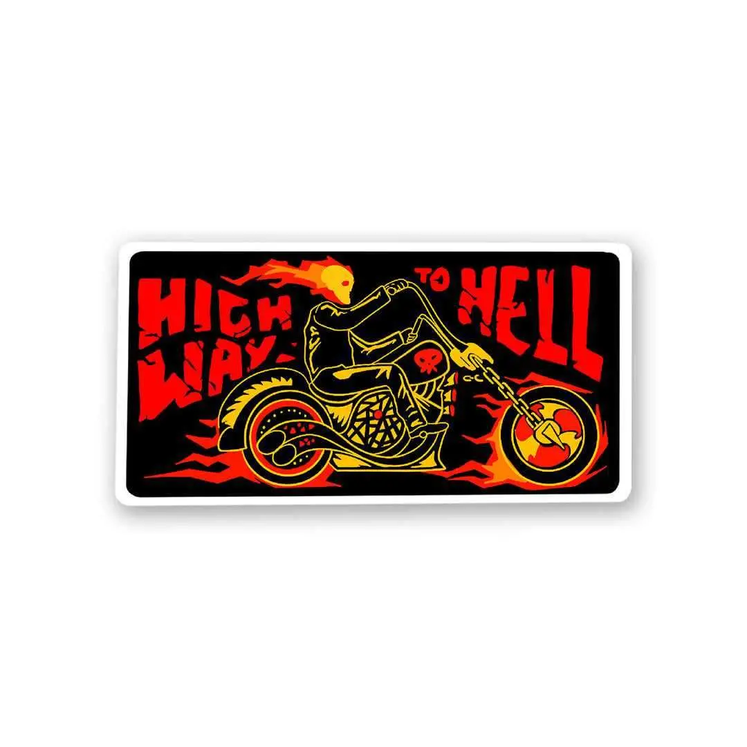 Highway To Hell Sticker 2
