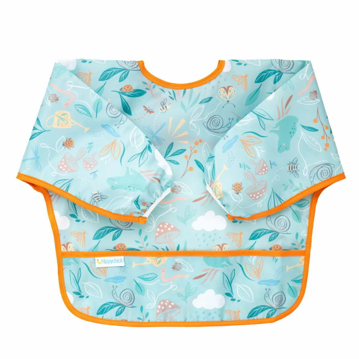 Hippychick Sleeved Bib - English Garden 1
