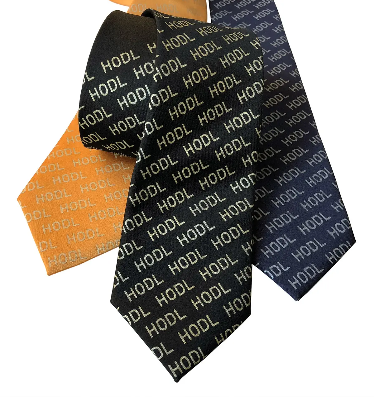 Hodl Necktie, Cryptocurrency Tie. (Hold On For Dear Life) 1