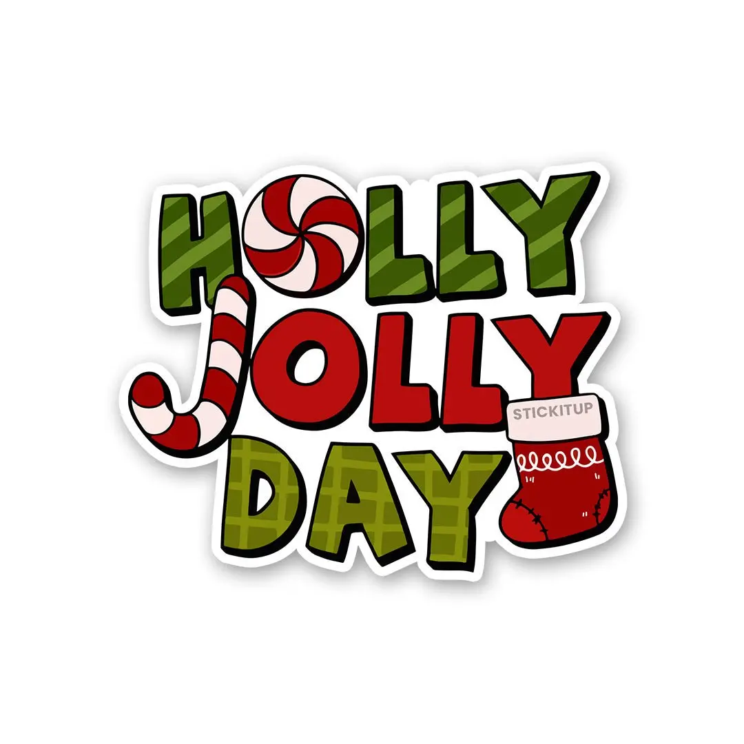 Holly Jolly Day Sticker 1