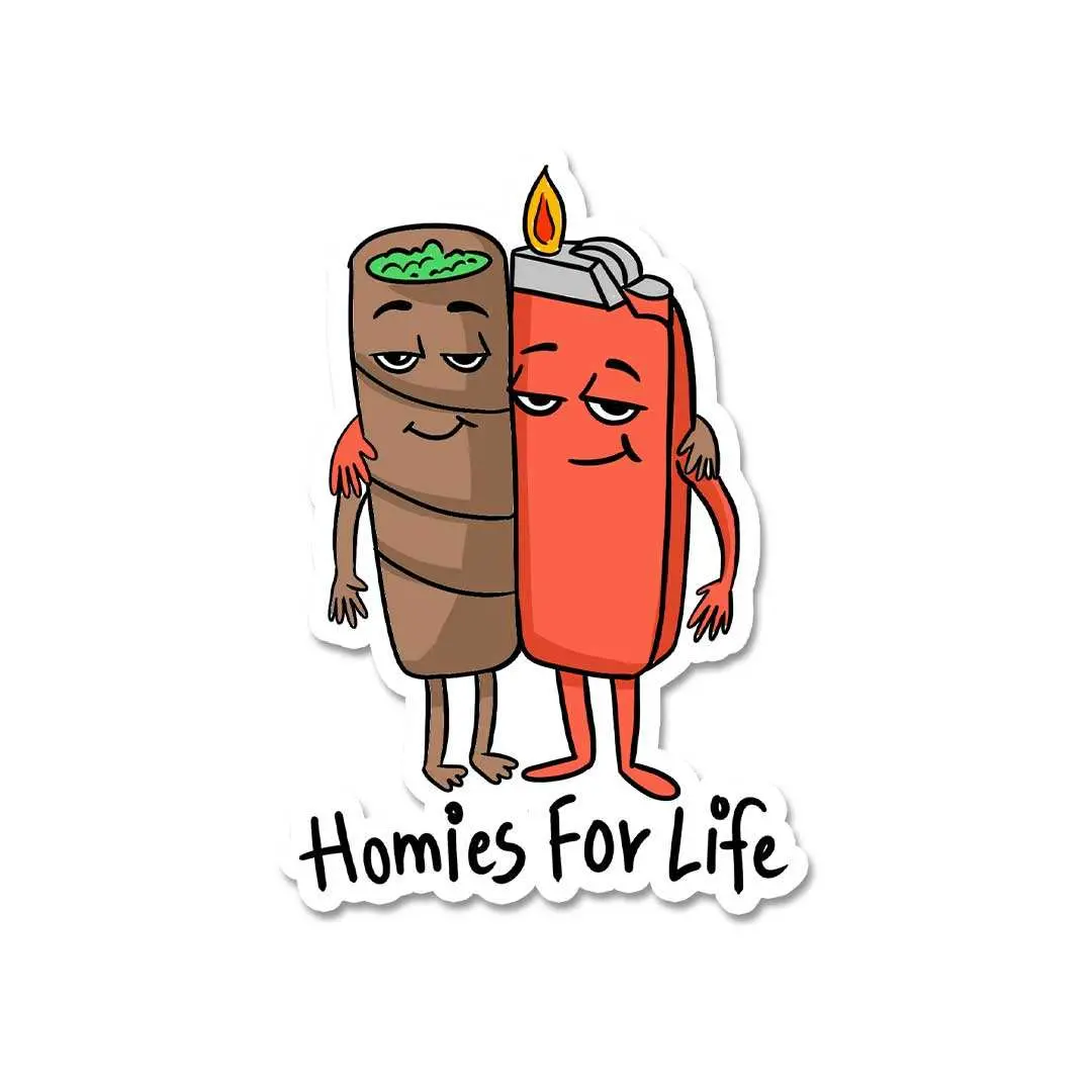 Homies For Life Sticker 1