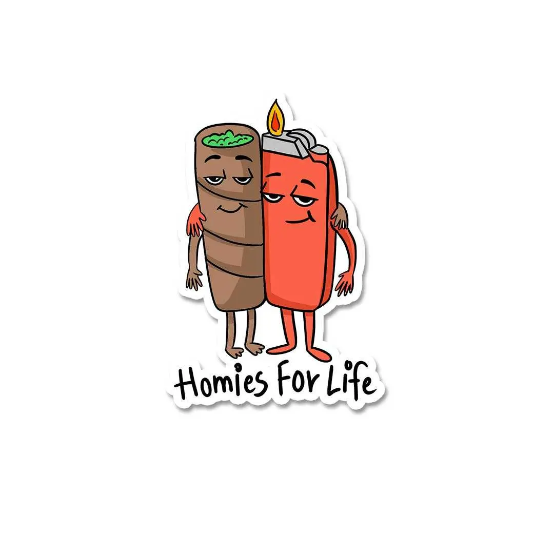 Homies For Life Sticker 2
