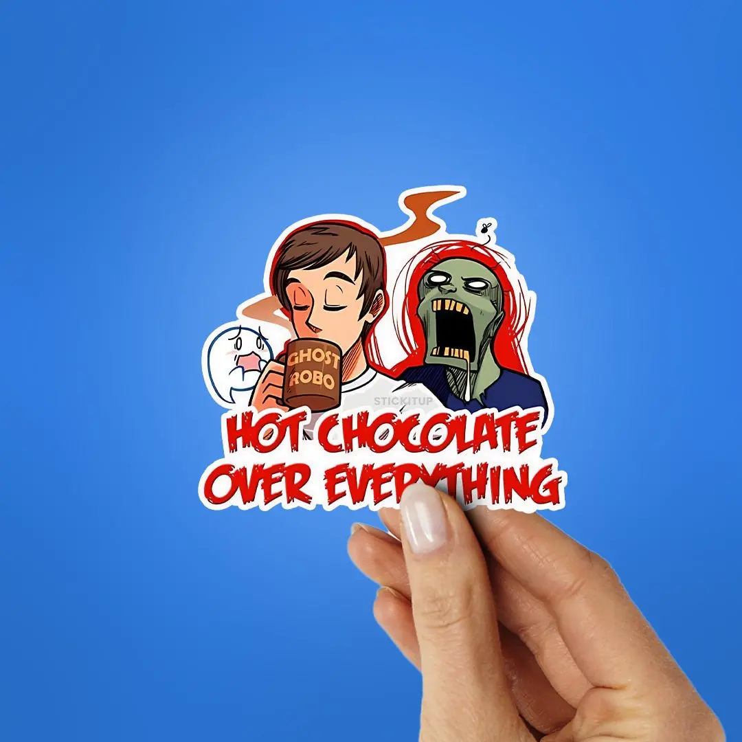 Hot Chocolate Over Everything Sticker 2