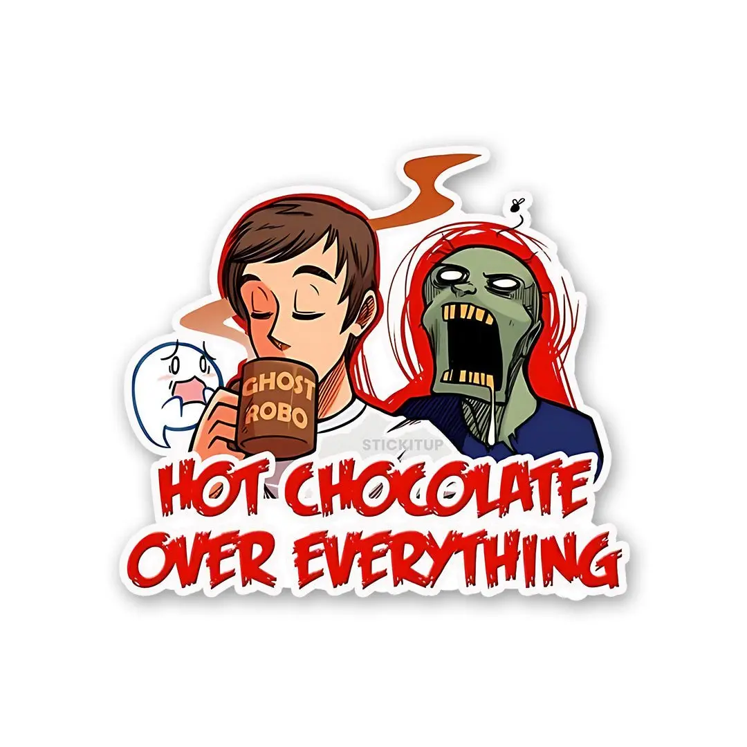 Hot Chocolate Over Everything Sticker 1