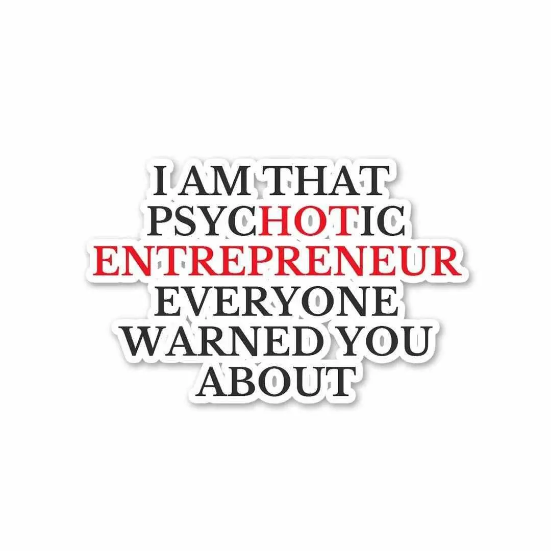 Hot Entrepreneur Sticker 1