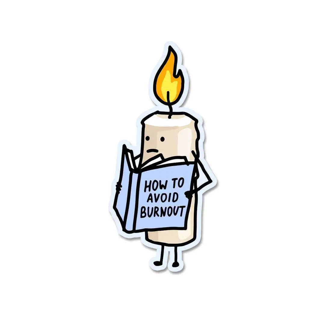 How To Avoid Burnout Sticker 1