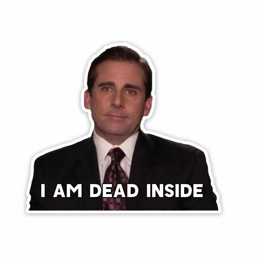 I Am Dead Inside Sticker 1