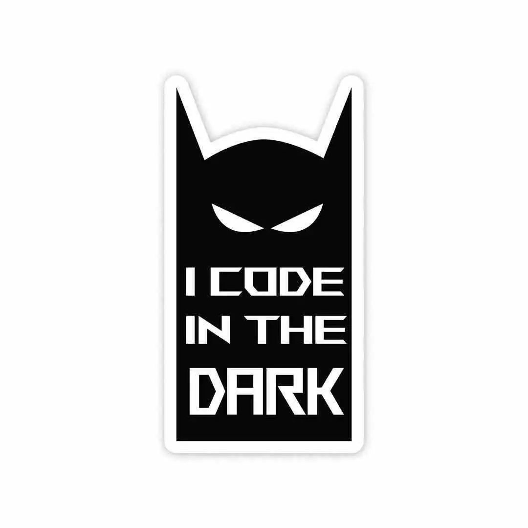 I Code In The Dark Sticker 1