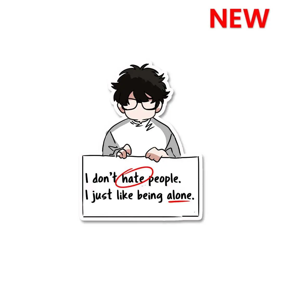 I Don't Hate People Sticker 1