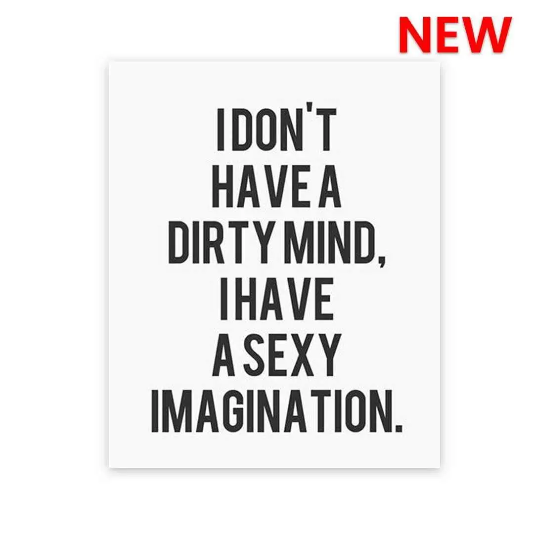 I Dont Have A Dirty Mind Sticker 1